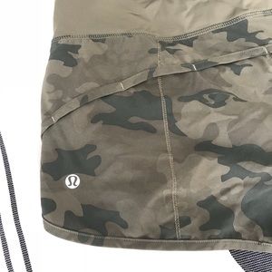 Green camo speed shorts
